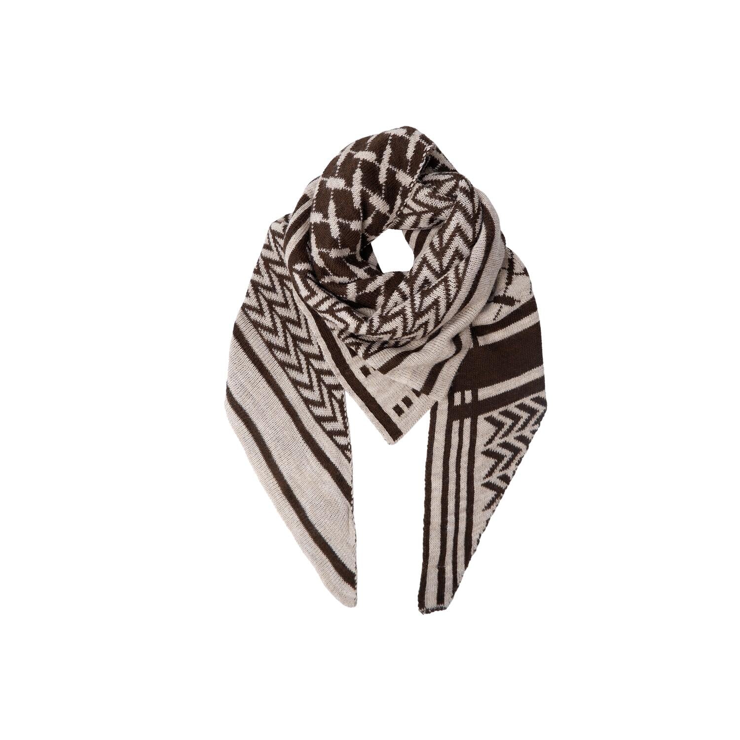 Bex Triangle halstørklæde - Mocca